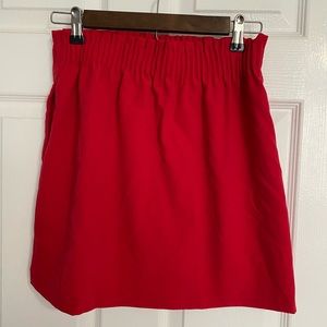 J Crew Mercantile red skirt